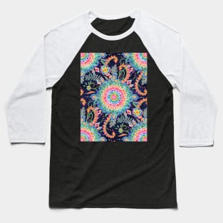 Color Celebration Mandala Baseball T-Shirt